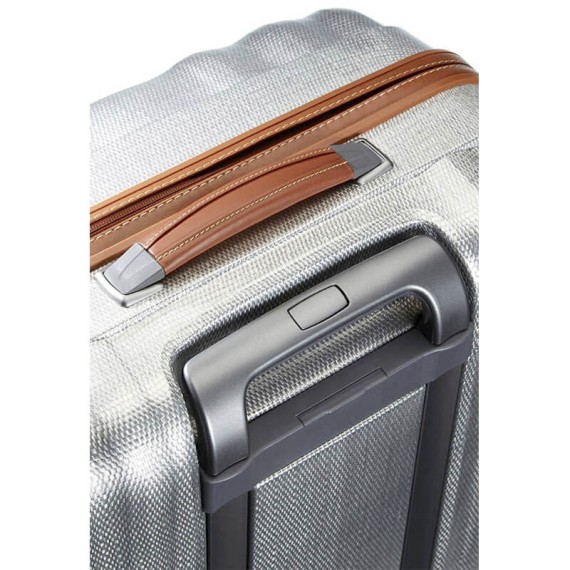 Samsonite Mala/Trolley de Viagem Médio 68cm 4 Rodas Spinner LITE-CUBE DLX Aluminium | Ref. 9282V00308