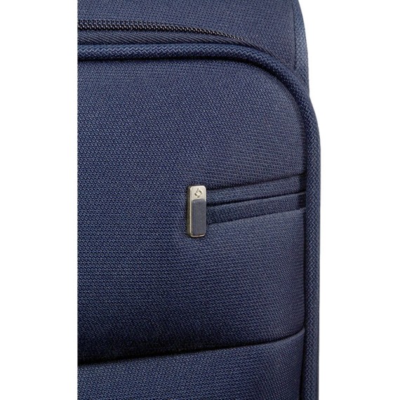 SAMSONITE Mala de Viagem / Trolley Grande 78cm 4 Rodas Exp. Base Boost Azul Marinho | Ref. 9238N00541