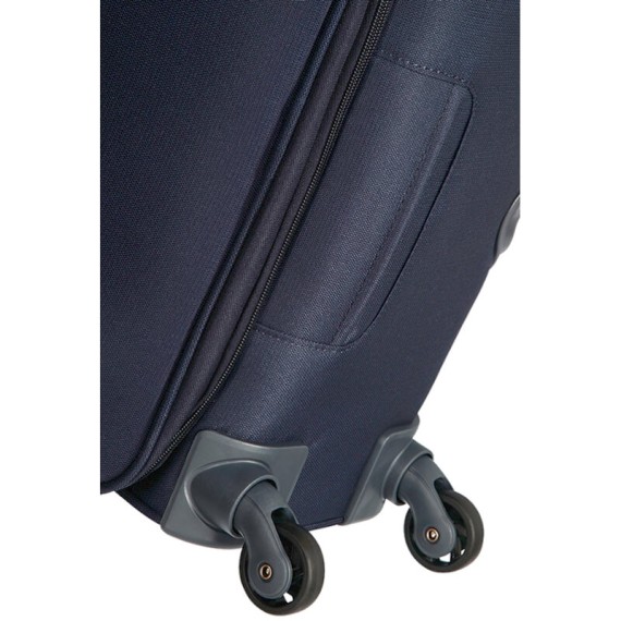 SAMSONITE Mala de Viagem / Trolley Grande 78cm 4 Rodas Exp. Base Boost Azul Marinho | Ref. 9238N00541
