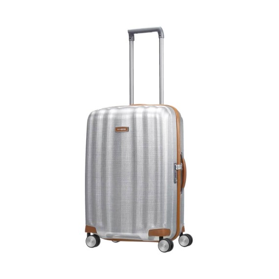 Samsonite Mala/Trolley de Viagem Médio 68cm 4 Rodas Spinner LITE-CUBE DLX Aluminium | Ref. 9282V00308