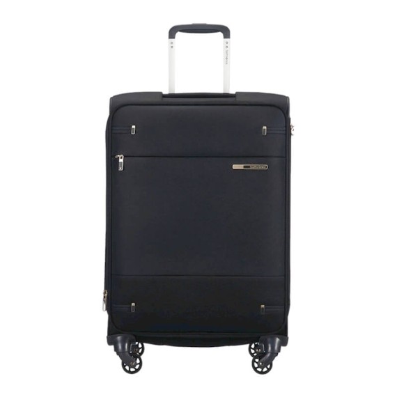 SAMSONITE Mala de Viagem / Trolley Médio 66cm 4 Rodas Exp. Base Boost Preta | Ref. 9238N00409