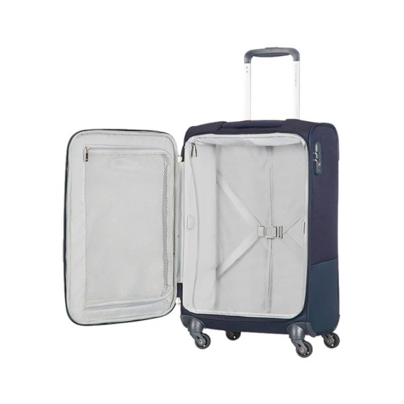 Samsonite Mala/Trolley de Cabine 55cm 4 Rodas Spinner BASE BOOST Azul Marinho | Ref. 9238N00641