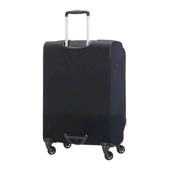 SAMSONITE Mala de Viagem / Trolley Médio 66cm 4 Rodas Exp. Base Boost Preta | Ref. 9238N00409