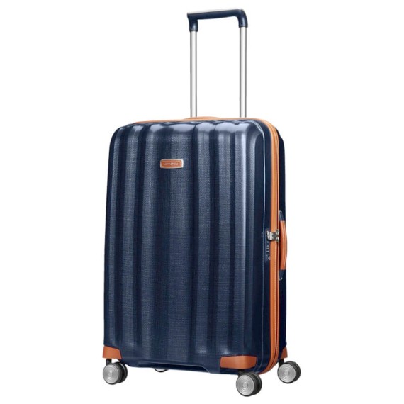 Samsonite Mala/Trolley de Viagem Grande 76cm 4 Rodas Spinner LITE-CUBE DLX Midnight Blue | Ref. 9282V00401