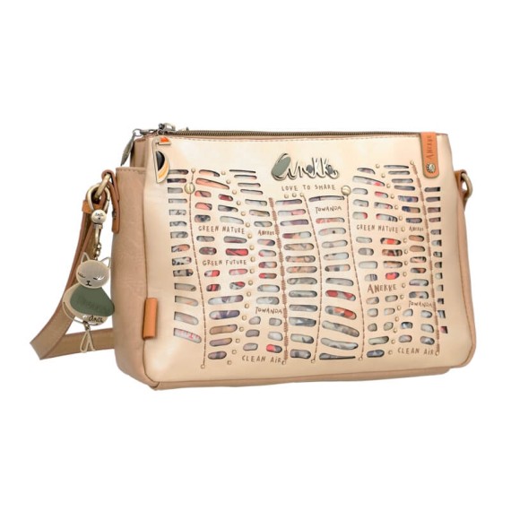 Anekke Bolsa de Tiracolo 3C Nature Edition AMAZONIA PACHAMAMA Dourada | Ref. 280.36783-184