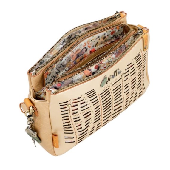 Anekke Bolsa de Tiracolo 3C Nature Edition AMAZONIA PACHAMAMA Dourada | Ref. 280.36783-184