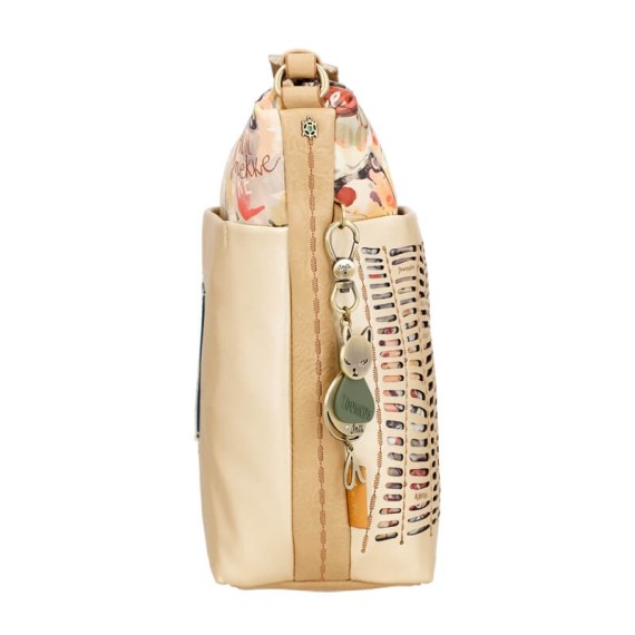 Anekke Bolsa Tiracolo Grande Nature Edition AMAZONIA PACHAMAMA Dourada | Ref. 280.36783-248