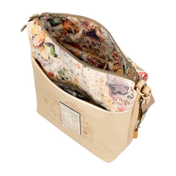 Anekke Bolsa Tiracolo Grande Nature Edition AMAZONIA PACHAMAMA Dourada | Ref. 280.36783-248