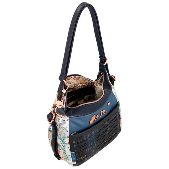 Anekke Mala/Mochila de Senhora Nature Edition AMAZONIA PACHAMAMA Azul | Ref. 280.36765-226