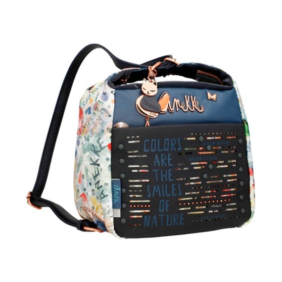Anekke Mala/Mochila de Senhora Nature Edition AMAZONIA PACHAMAMA Azul | Ref. 280.36765-226