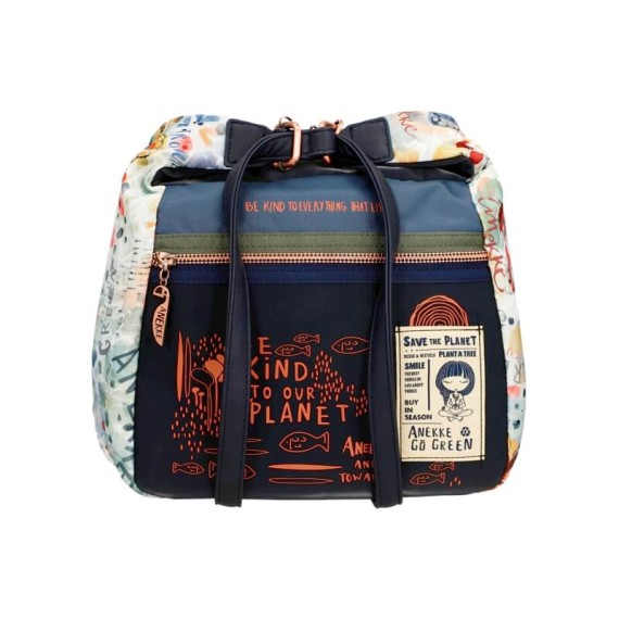 Anekke Mala/Mochila de Senhora Nature Edition AMAZONIA PACHAMAMA Azul | Ref. 280.36765-226
