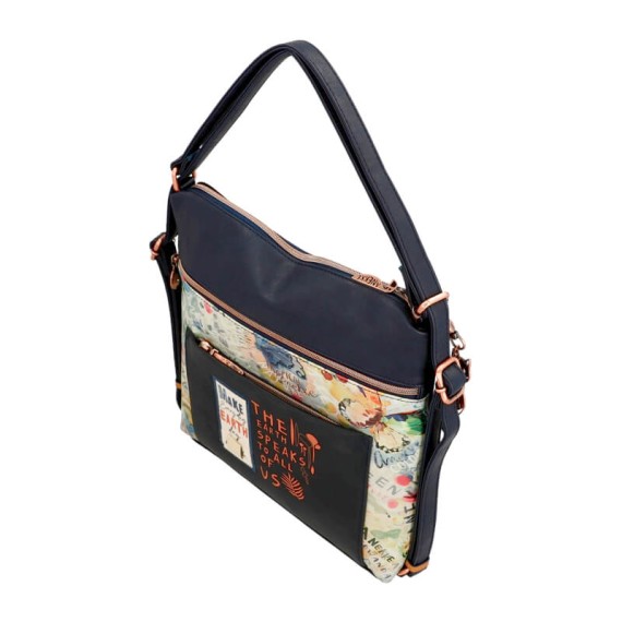 Anekke Saco/Mochila de Senhora Nature Edition AMAZONIA PACHAMAMA Azul | Ref. 280.36775-063