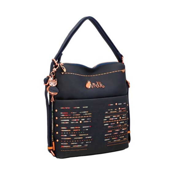 Anekke Saco/Mochila de Senhora Nature Edition AMAZONIA PACHAMAMA Azul | Ref. 280.36775-063