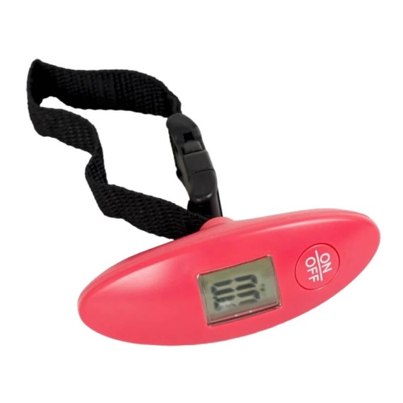 Balança Digital JOHN TRAVEL Vermelha | Ref. 225.004040