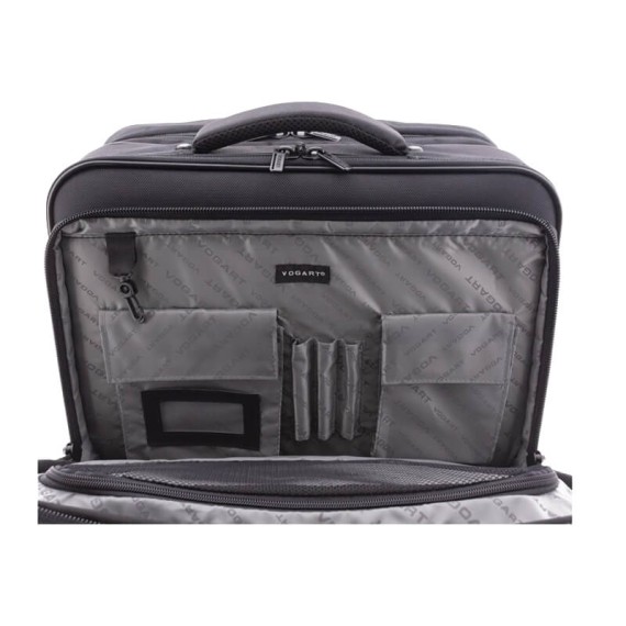 Pasta / Mala de Viagem c/ Rodas Vogart CLYDE EasyJet Preta | Ref. 225.2335504