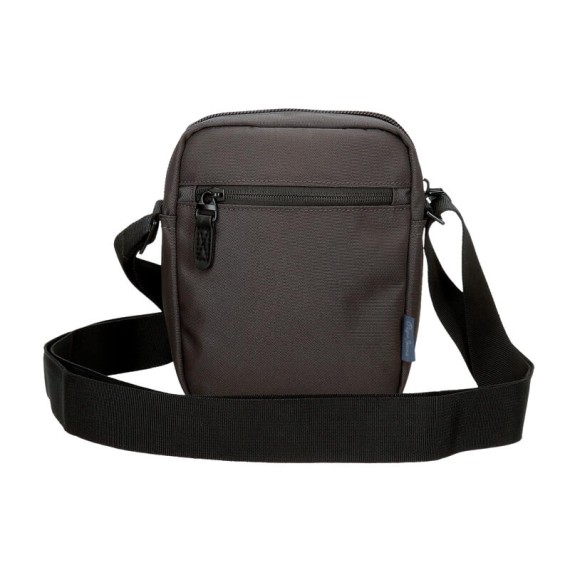 Bolsa de Tiracolo c/ Bolso Frontal Pepe Jeans IRON Cinza | Ref. 186.7655231