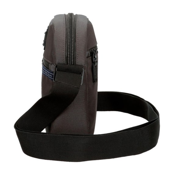 Bolsa de Tiracolo c/ Bolso Frontal Pepe Jeans IRON Cinza | Ref. 186.7655231