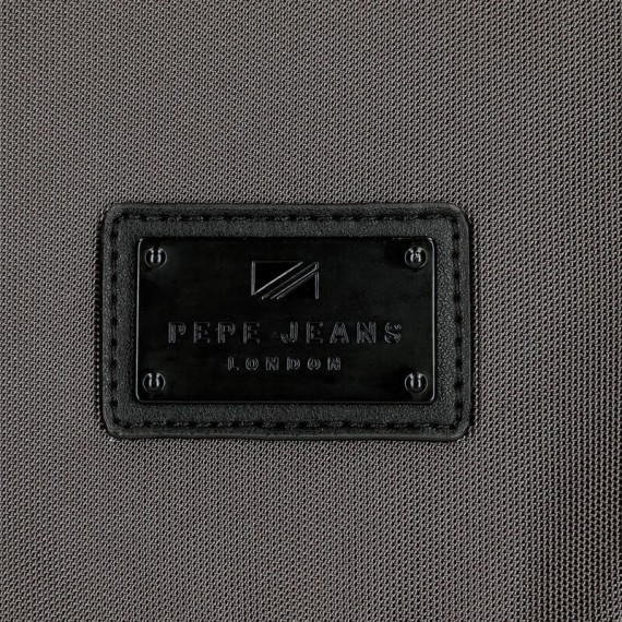 Bolsa de Tiracolo c/ Bolso Frontal Pepe Jeans IRON Cinza | Ref. 186.7655231