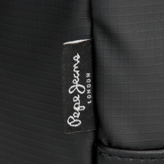 Bolsa de Tiracolo Média Pepe Jeans STRAPS Preta | Ref. 186.7665431