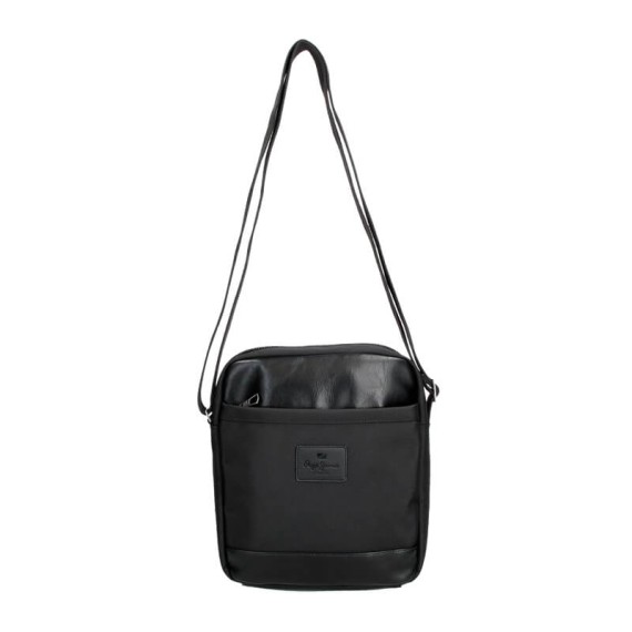Bolsa de Tiracolo para Tablet Pepe Jeans SANDER Preta | Ref. 186.7675631