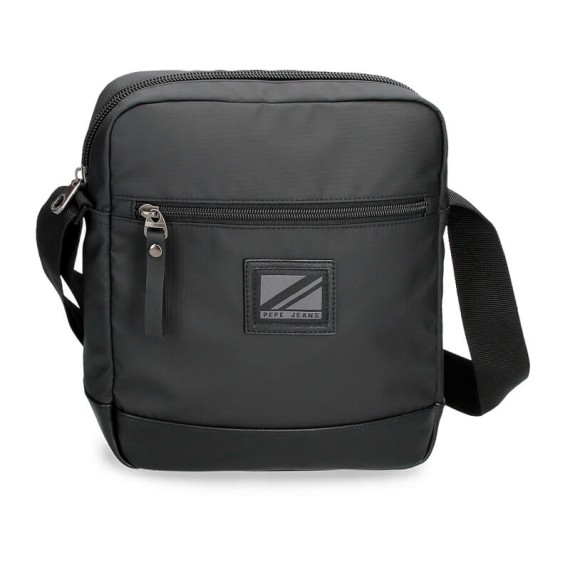 Bolsa de Tiracolo para Tablet Pepe Jeans STRAPS Preta | Ref. 186.7665631