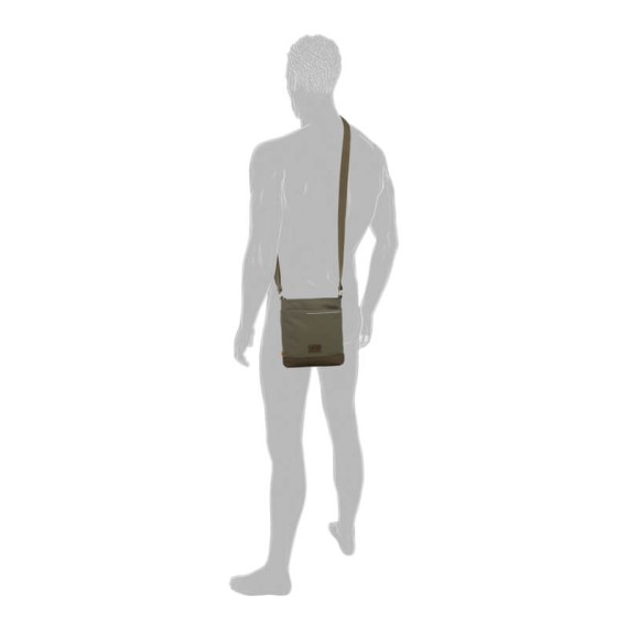 Camel Active Bolsa de Tiracolo Pequena CITY Khaki | Ref. 9136160135