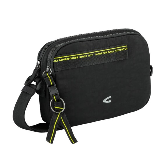 Camel Active Bolsa Tiracolo 2 Compartimentos SPIRIT Preta | Ref. 9136360460