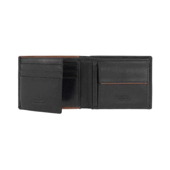 Camel Active Carteira Tradicional com Porta-Moedas CRUISE Preta | Ref. 9136570360