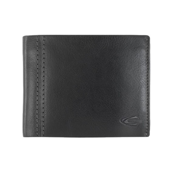 Camel Active Carteira Tradicional c/ Porta-Moedas BILBAO Preta | Ref. 9136470260