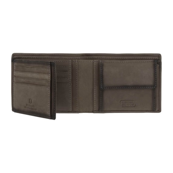Camel Active Carteira Tradicional c/ Porta-Moedas DALLAS Cinza | Ref. 9136670270