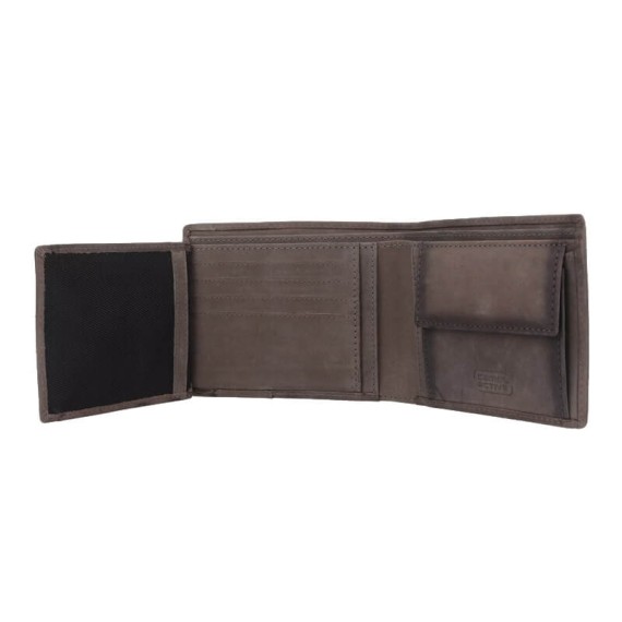 Camel Active Carteira Tradicional c/ Porta-Moedas DALLAS Cinza | Ref. 9136670270