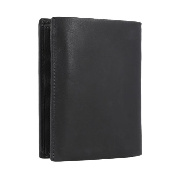 Camel Active Carteira Vertical c/ Porta-Moedas BILBAO Preta | Ref. 9136470560