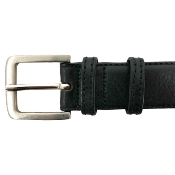 Cinto Clássico de Pele Genuína 85cm 534 Preto | Ref. 06.534P85