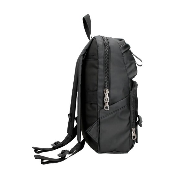 Mochila para Portátil 13” Adapt. Pepe Jeans STRAPS Preta | Ref. 186.7662031