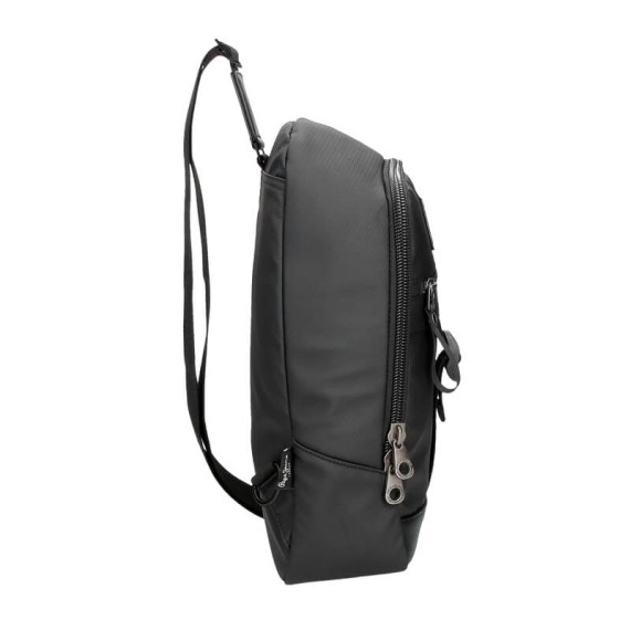 Mochila Cruzada Pepe Jeans STRAPS Preta | Ref. 186.7665931
