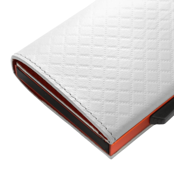 Carteira Ögon Porta-Cartões Cascade Snap Branca | Ref. 314.OG13383