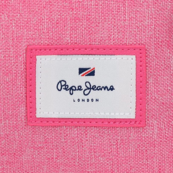Mochila Adaptável 2C 44Cm c/ Carro Pepe Jeans LUNA Fucsia | Ref. 186.67424T1