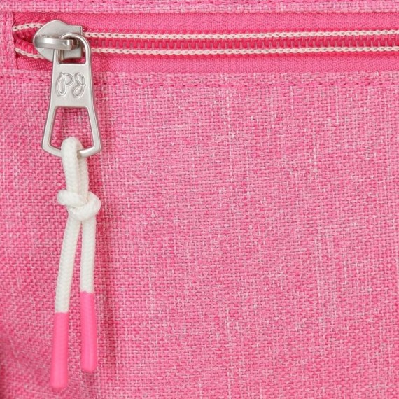 Mochila Adaptável 2C 44Cm c/ Carro Pepe Jeans LUNA Fucsia | Ref. 186.67424T1