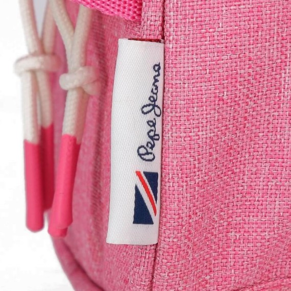 Mochila Adaptável 2C 44Cm c/ Carro Pepe Jeans LUNA Fucsia | Ref. 186.67424T1