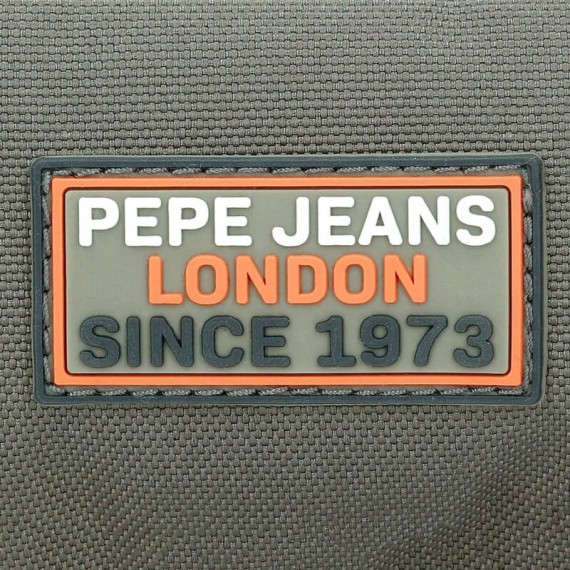 Mochila Adaptável 2C 44Cm c/ Carro PEPE JEANS Cody Cinza | Ref. 186.66624T1