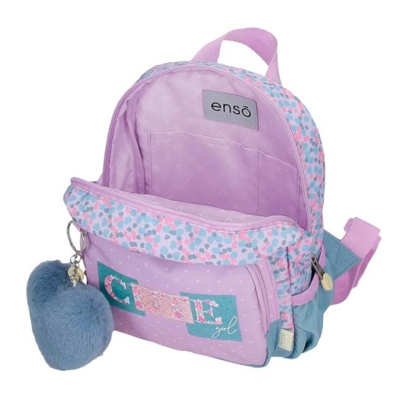 Mochila de Passeio 23cm Enso CUTE GIRL Lilás | Ref. 186.9532021