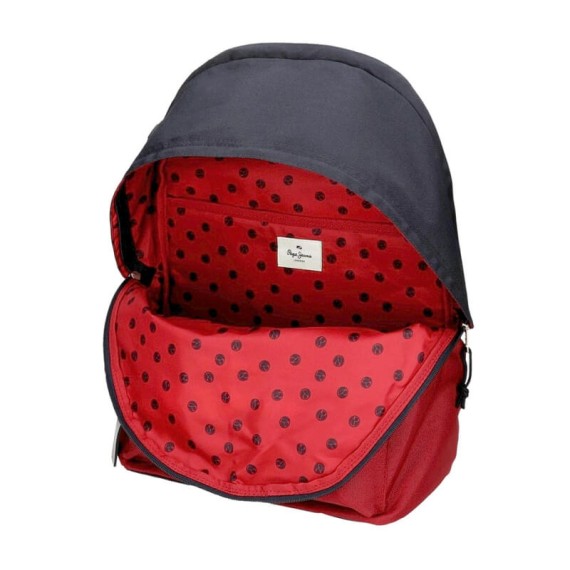 Mochila para Portátil Adap. 2C 44Cm Pepe Jeans CLARK Vermelha | Ref. 186.66824D1