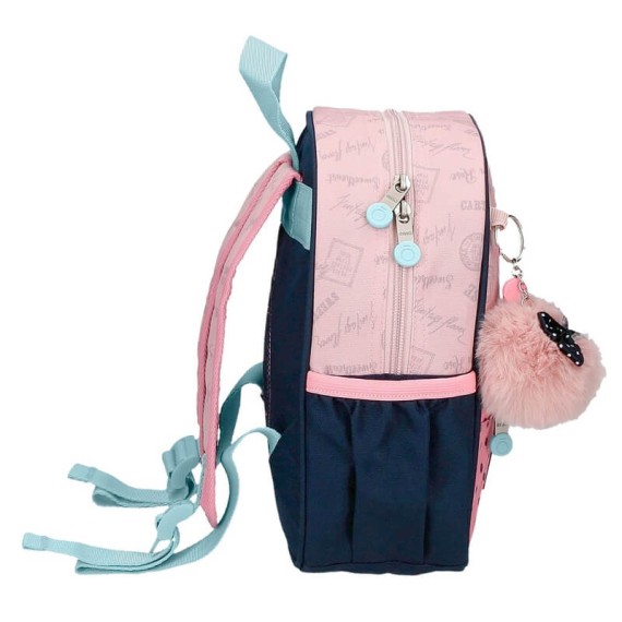 Mochila Pré-Escolar Adap. 25cm Enso BONJOUR Rosa | Ref. 186.95221D1