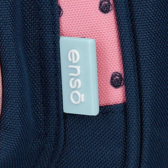 Mochila Pré-Escolar Adap. 28cm c/ Carro Enso BONJOUR Rosa | Ref. 186.95222T1