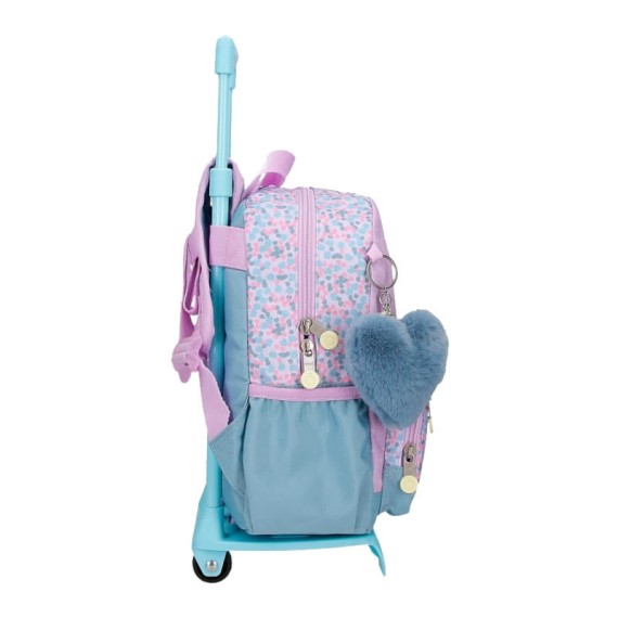 Mochila Pré-Escolar Adap. 28Cm c/ Carro Enso CUTE GIRL Lilás | Ref. 186.95322T1 Mochila Pré-Escolar Adap. 28Cm c/ Carro Enso CUTE GIRL Lilás | Ref. 186.95322T1