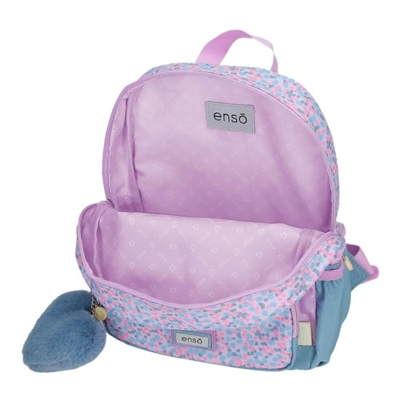 Mochila Pré-Escolar Adap. 28Cm c/ Carro Enso CUTE GIRL Lilás | Ref. 186.95322T1 Mochila Pré-Escolar Adap. 28Cm c/ Carro Enso CUTE GIRL Lilás | Ref. 186.95322T1