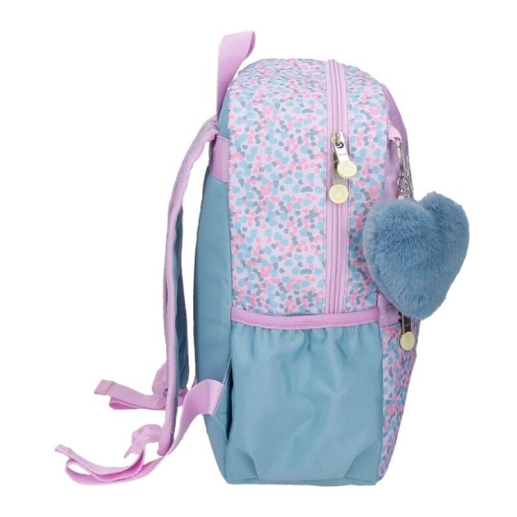 Mochila Pré-Escolar Adap. 32Cm Enso CUTE GIRL Lilás | Ref. 186.95323D1