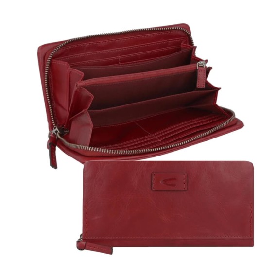 Camel Active Carteira de Senhora c/ fecho RISE Vermelha | Ref. 9136770640
