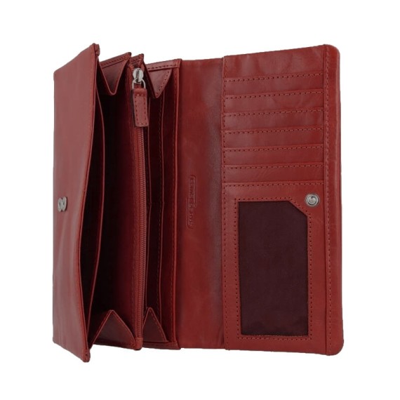 Camel Active Carteira de Senhora c/ mola RISE Vermelha | Ref. 9136770740