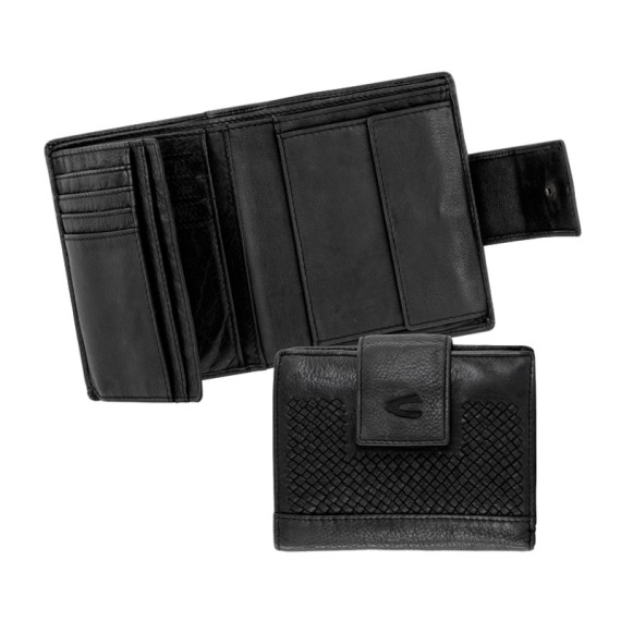 Camel Active Carteira de Senhora Média WAVE Preta | Ref. 9136870560